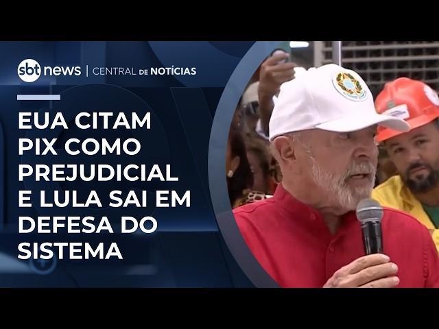 Lula reage após os EUA citarem Pix como prejudicial a fornecedores americanos | #CentraldeNotícias Lula reage após os EUA citarem Pix como prejudicial a fornecedores americanos | #CentraldeNotícias