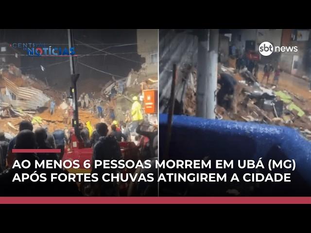 Prefeito de Ubá (MG) lamente mortes na cidade e projeta atendimento após chuvas | #RadarNews Prefeito de Ubá (MG) lamente mortes na cidade e projeta atendimento após chuvas | #RadarNews