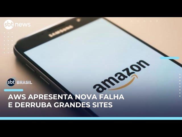 AWS, Amazon, sofre nova instabilidade e afeta grandes sites e serviços | #SBTBrasil AWS, Amazon, sofre nova instabilidade e afeta grandes sites e serviços | #SBTBrasil