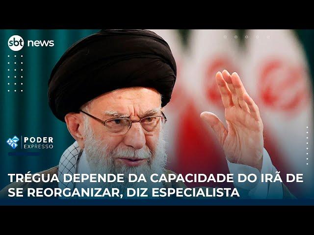 Trégua depende da capacidade do Irã de se reorganizar, diz especialista Trégua depende da capacidade do Irã de se reorganizar, diz especialista