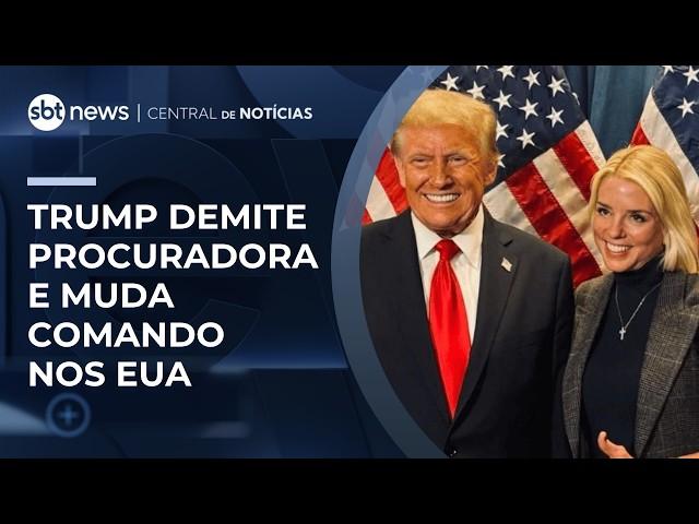 Trump demite a procuradora-geral e anuncia substituto nos EUA | #CentraldeNotícias Trump demite a procuradora-geral e anuncia substituto nos EUA | #CentraldeNotícias