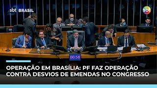 Polícia Federal faz operação contra desvios de emendas parlamentares no Congresso | #SBTBrasil