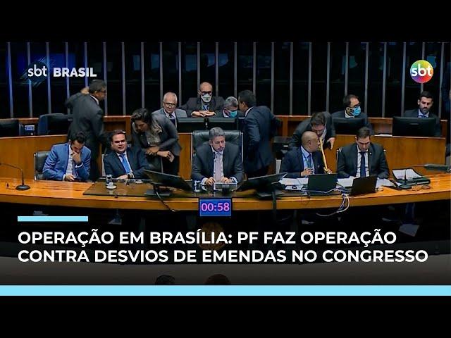 Polícia Federal faz operação contra desvios de emendas parlamentares no Congresso | #SBTBrasil Polícia Federal faz operação contra desvios de emendas parlamentares no Congresso | #SBTBrasil