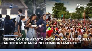 Geração Z se afasta do Carnaval? Pesquisa aponta mudança no comportamento | #JornaldoSBTNews