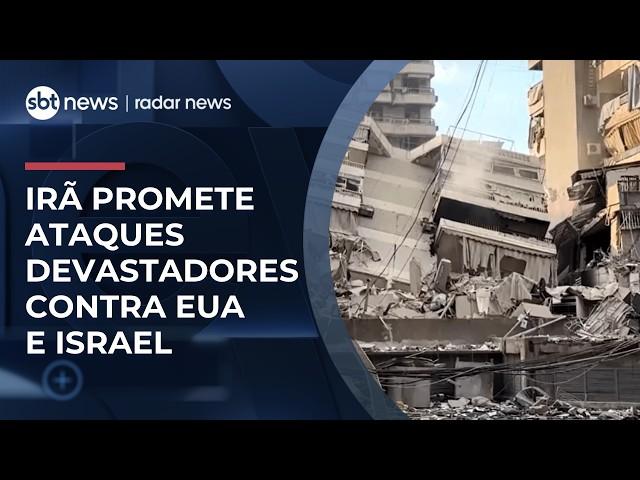 Irã ameaça "ataques devastadores" contra os EUA e Israel após discurso de Trump | #RadarNews Irã ameaça "ataques devastadores" contra os EUA e Israel após discurso de Trump | #RadarNews