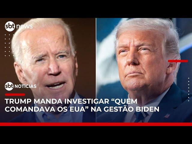 Trump pede investigação sobre uso de ‘caneta automática’ em atos de Biden | #SBTNotícias (05/06/25) Trump pede investigação sobre uso de ‘caneta automática’ em atos de Biden | #SBTNotícias (05/06/25)