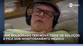 Bolsonaro passa mal e é monitorado após crise de soluços na Papudinha | #JornaldoSBTNews Bolsonaro passa mal e é monitorado após crise de soluços na Papudinha | #JornaldoSBTNews