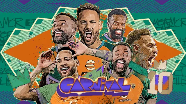 eFootball lança campanha de Carnaval com Neymar, Bebeto e uniforme exclusivo inspirado no Brasil