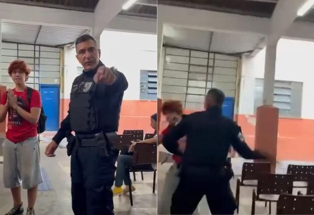 VÍDEO: PM agride jovens em escola no Rio de Janeiro; agente foi afastado