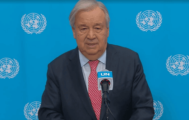 Guerra no Oriente Médio está “fora de controle”, alerta chefe da ONU