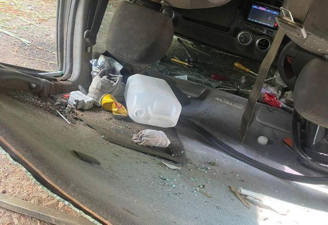 Homem é preso após ameaçar incendiar a filha de dois anos no interior de SP