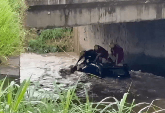 Encontrado corpo de mulher que desapareceu após carro cair em córrego durante temporal em Piracicaba (SP)