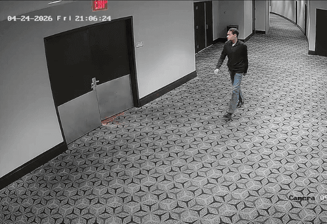 Promotores dos EUA divulgam vídeo com momentos antes de tiroteio em jantar de Trump