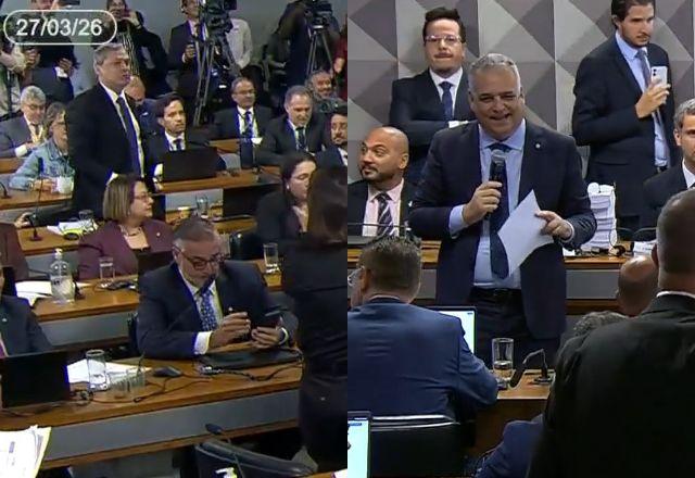 Leitura de relatório da CPMI do INSS tem bate-boca entre Lindbergh e Alfredo Gaspar