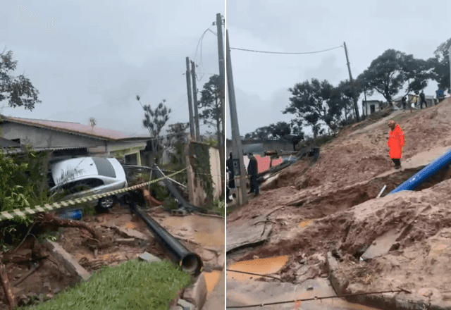 VÍDEO: Caixa d’água rompe em Mairiporã (SP), atinge casas e deixa um desaparecido e sete feridos