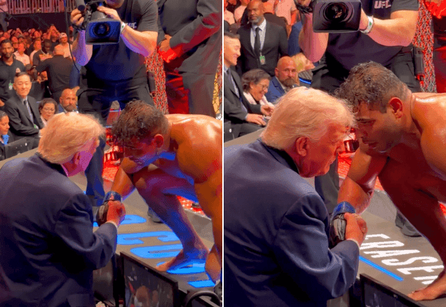 Trump diz que Paulo Borrachinha é “bonito demais para ser lutador” após vitória no UFC327